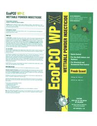 EcoPCO WP-X Wettable Powder Insecticide - Pitbull Pest Control